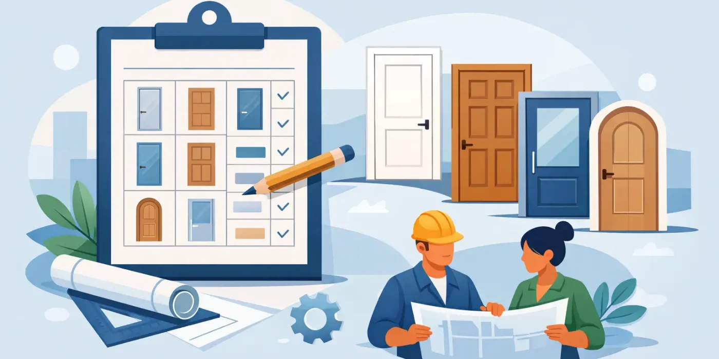 Interior Door Schedule Template for Fit-Out Teams