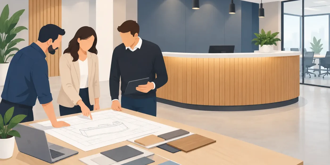 Custom Reception Desk Guide for Fit-Out Teams