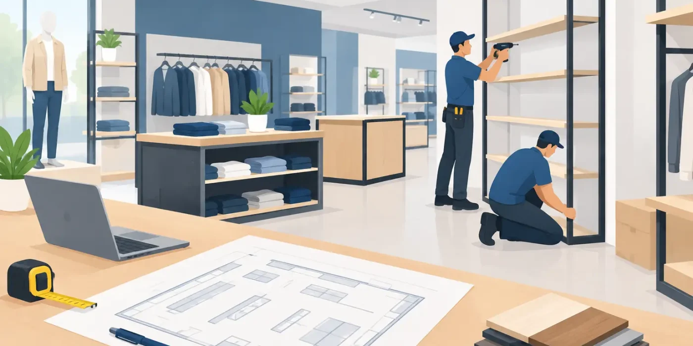 How to Plan Retail Fixture Installation