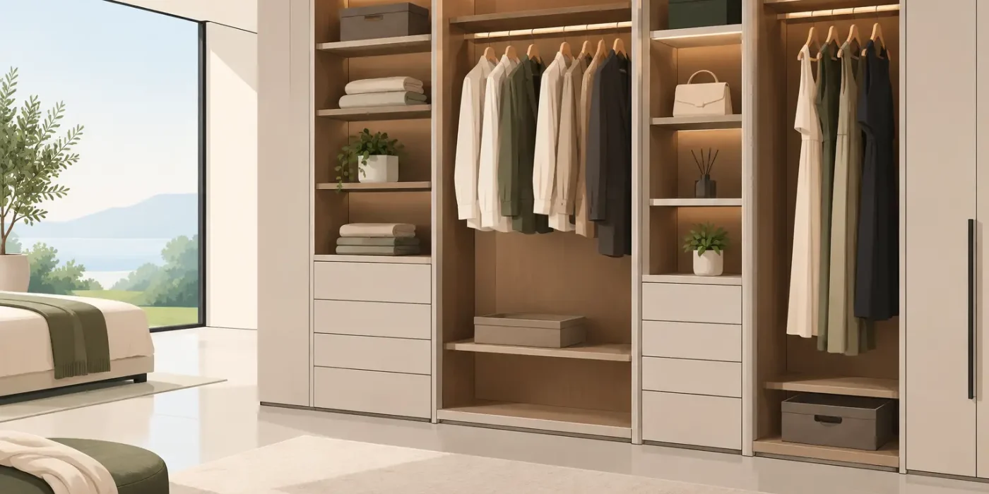 Villa Wardrobe Fabrication That Delivers